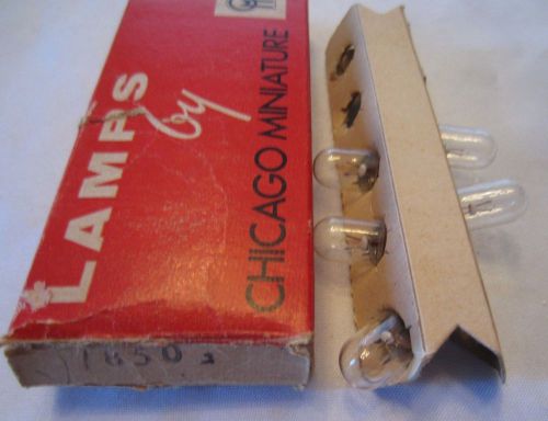 Box Of 5 Chicago Miniature No. 1850 CM1850 GE1850 Light Bulbs Lamps NOS
