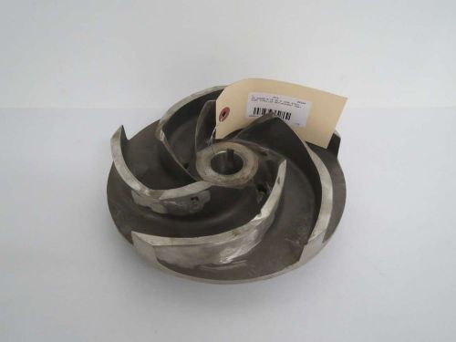 MN248 9 IN OD 5 VANE STAINLESS PUMP IMPELLER REPLACEMENT PART B449434