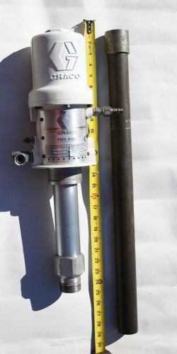 Graco fire-ball air powered pump 203876 , 5:1 universal piston barrel drum pump for sale