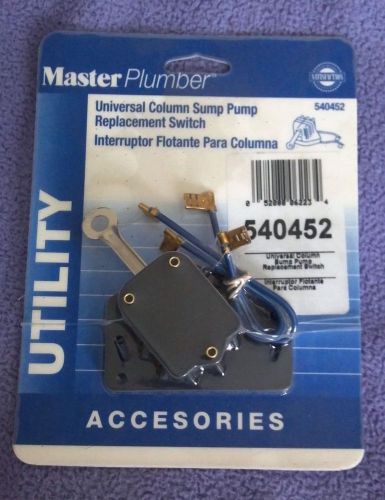 Master Plumber Universal Column Sump Pump Replacement Switch 540452