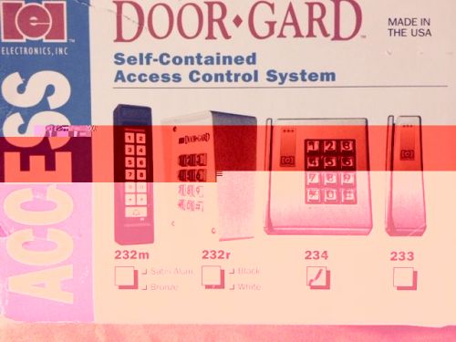 Iei model 234 door gard - self-contained access control system for sale