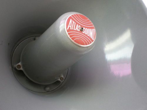 Atlas Sound AP-15T 15w Loud Speaker Paging Omni-Purpose Old Vintage Look! Pt1