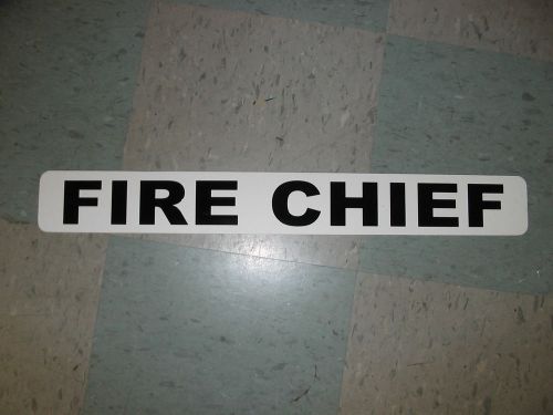 FIRE CHIEF Magnetic Vehicle Signs to fit car truck SUV van Fire Truck Volunteer
