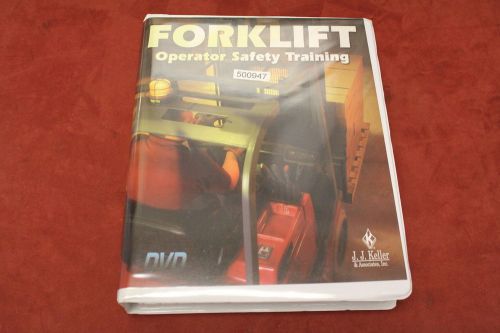 J.j. keller forklift operator safety training dvd kit 15900 used for sale