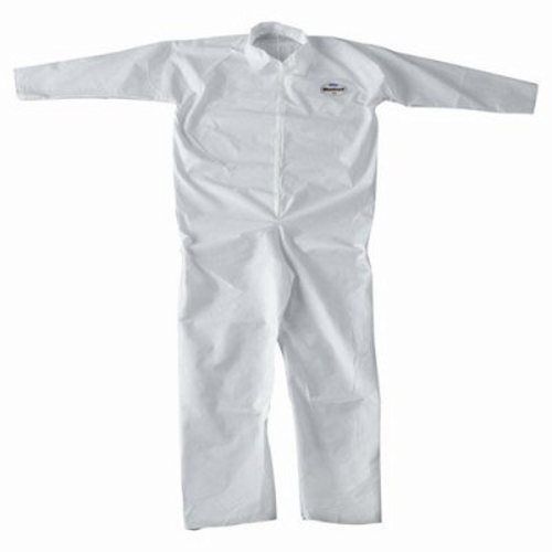 Kimberly clark kleenguard coveralls, xxl, zippered, 24 coveralls (kcc 49005) for sale