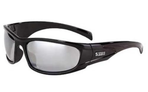 5.11 Tactical 52013 Shear L.E. Eyewear Plain Smoke Lenses Gloss Black Frame