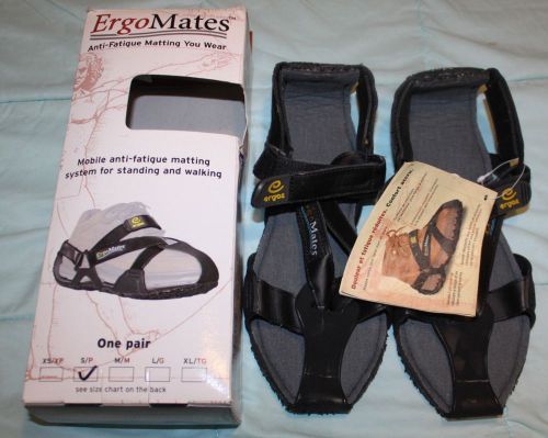 ERGOMATES Anti-fatigue Soles, Waterproof, EVA Foam, Black, Unisex, Small