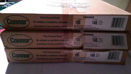 LOT OF 3 CONNOR 190-146 BONE CLOSED FRONT WITH COVER SEAT  FREE SHIPPING