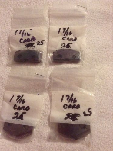 4 piece lot of1 7/8&#034; spade drill inserts for sale