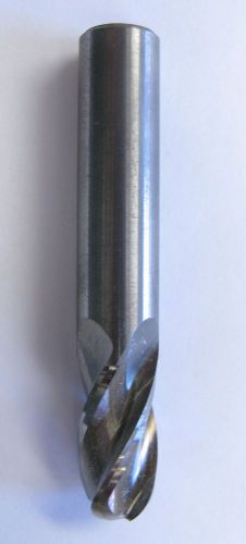 End Mill Micrograin Carbide Ball Nose 4 Flute, 1/8&#034; USA