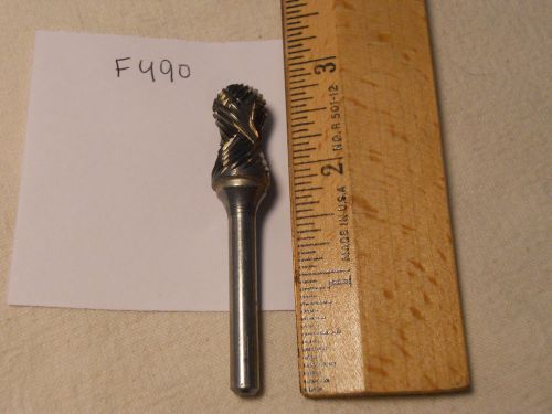 1 new 6 mm (.235) shank carbide burr.  double cut. new design usa made. {f490} for sale