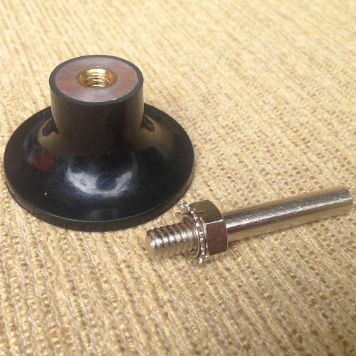 1pcs 3&#034;IIT Roll Lock Sanding Polishing Disc Pad Roloc 1/4&#034; Shank Mandrel bristle