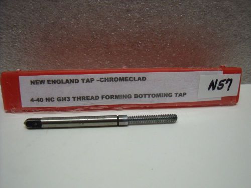 4-40 GH3 Bottom Thread forming CROMCLAD Tap New England Tap - NEW - HSS USA N57