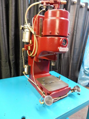 Stamping press,famo  4 ton cap. pneumatic/air press ,w/2hand controls !!! for sale