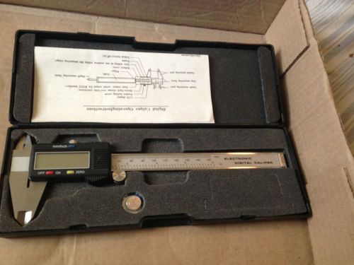 0-6 Inch Digital Caliper with hard case And Extra New Battery