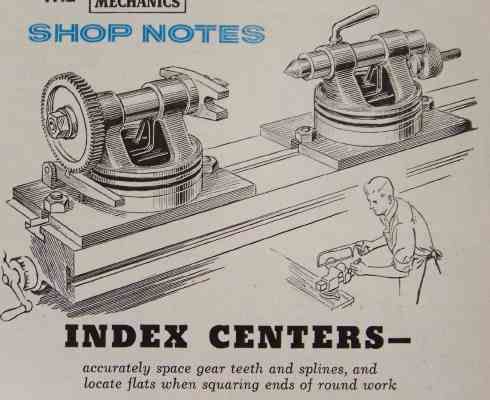 Milling Machine INDEXING CENTERS How-To build PLANS