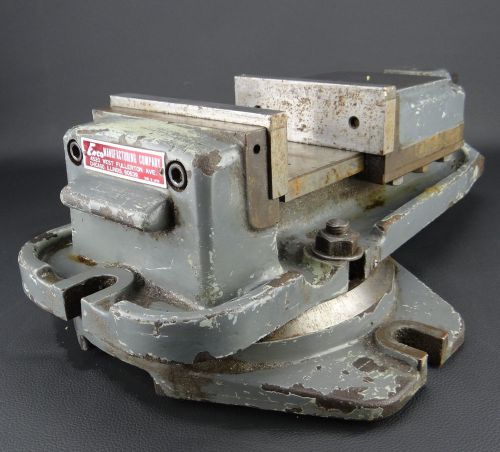 Enco Manufacturing Company Milling Machine Swivel Base Vise 4&#034; Open 6&#034; Wide
