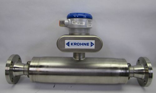 Krohne optimass 1000 s25 coriolis mass flow meter for a varierty of applications for sale