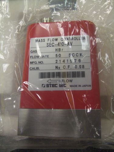 STEC SEC-410-AV Mass Flow Controller Meter 50 SCCm HBr    #BB13