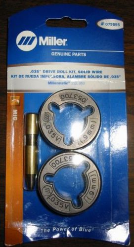 Miller genuine .035&#034; drive roll kit for millermatic 212, 252 - qty 1 - 079595 for sale