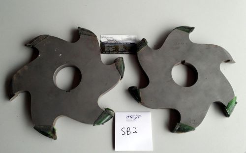 Dado carbide tip sawmill saw blade 2 set 10&#034; w 2-1/4 arbor chippers sb2 for sale