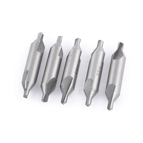5 pcs 4mm dia tip high speed steel center spotting drill bits for sale