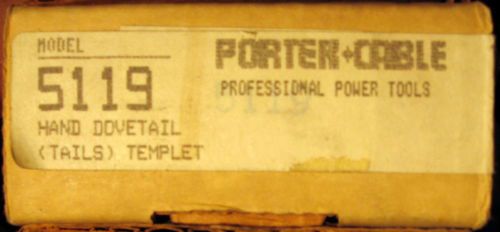 Porter Cable 5119 2&#034; Tails Hand Dovetail Template for 16&#034; Omnijig 5116