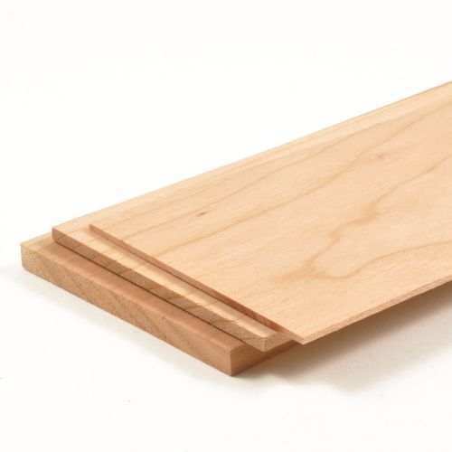 5 pak of 1/8&#034; thin cherry boards 7-8&#034; x 24&#034; craft scroll saw wood (#b32-g-ch) for sale