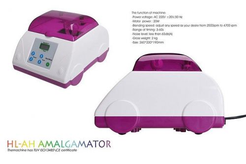 Dental high speed digital amalgamator amalgam capsule blend mixer 110/220v purpl for sale