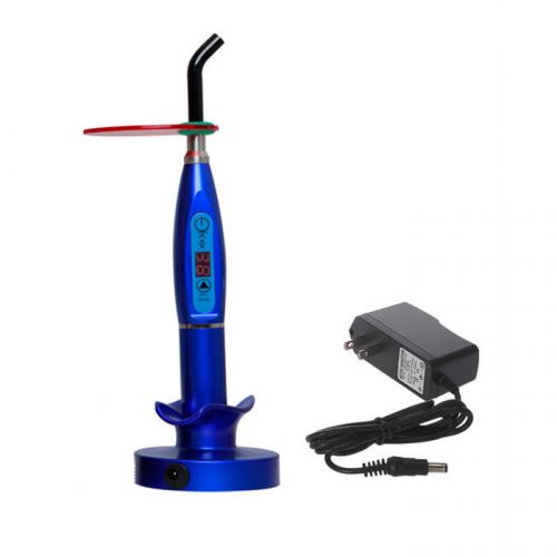Dental teeth whitening tip with wireless cordless curing lamp light LED T1 BLUE