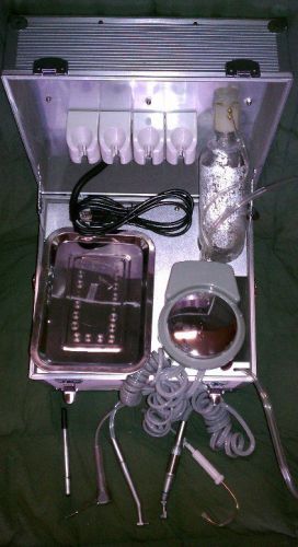 Hygienist dental portable unit with upgraded suction/&amp; sonix scaler handpiece for sale