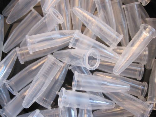 Micro Centrifuge Tubes Graduated Without Cap, 1.5 ml, 1 Bag of 500 units