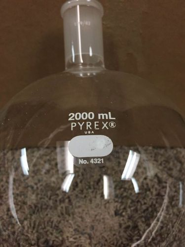 PYREX 2000mL No. 4321 Single Neck Round Bottom Flask
