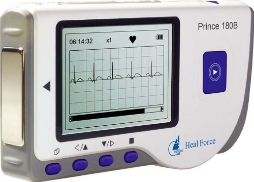 HEAL FORCE PRINCE 180B Portable Easy Handheld Heart ECG Monitor + Software/USB