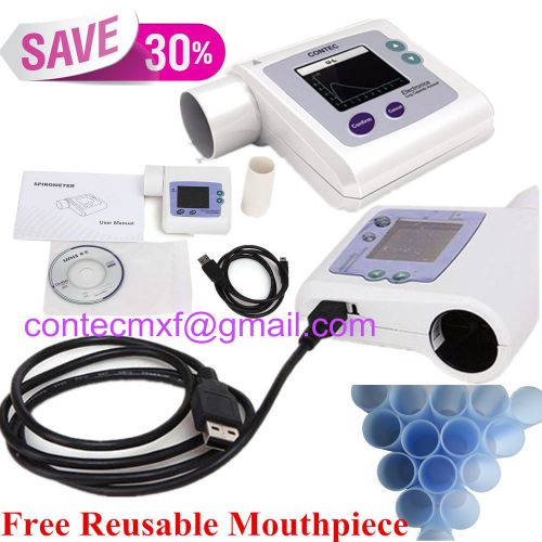 Hot, Spirometer,Lung Breathing Diagnostic Vitalograph Spirometry,Free MouthPiece