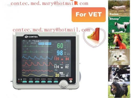 Veterinary Patient Monitor ETCO2 ECG, NIBP, Spo2, Resp, Temp,CMS6000B for Vet