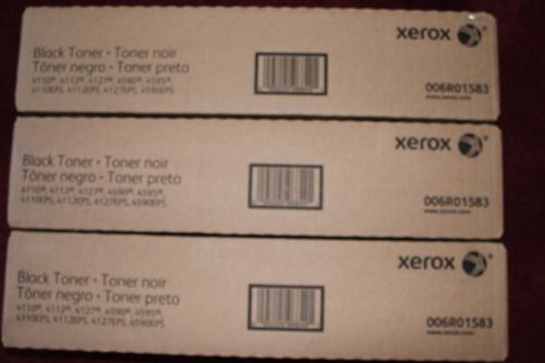 New Xerox 006R01583 Black Toner Cartridge 4110 4112 4127 4590 4595 ***1 Box