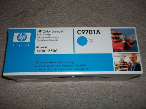HP C9701A CYAN Cartridge NIB