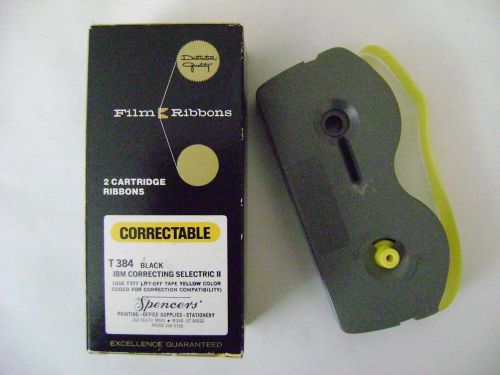1 in Original Box T384 Black IBM Selectric II Cartridge Film Ribbon