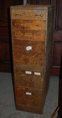 Old Vintage Metal Filing Cabinet/Home/Office/Rusty/Business