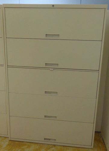 Steelcase 800 series Five drawer Lateral Filing Cabinets