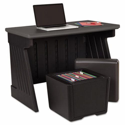 Iceberg SnapEase Desk and Otto Seat Storage Combo, Black/Gray (ICE75007)