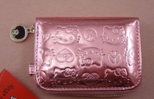 Hello Kitty Metallic Pink Card Holder Bag KK154
