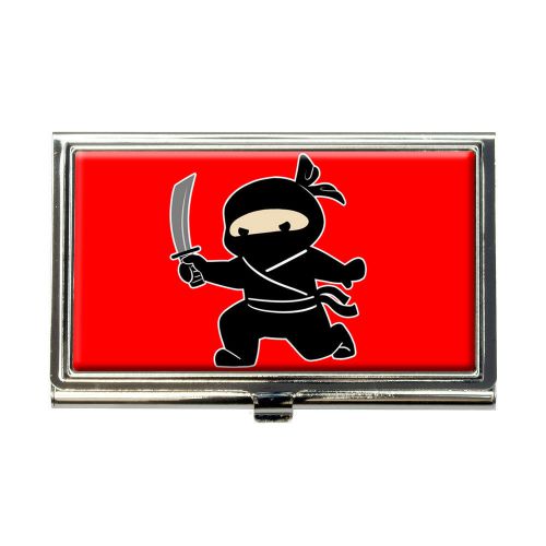 Sneaky Ninja Attacks Business Credit Card Holder Case