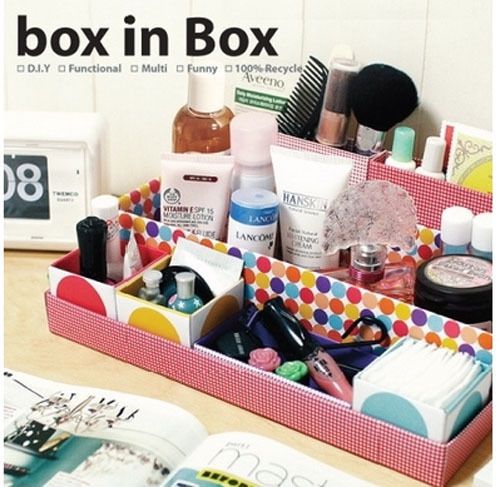 Desk Organizer Box in Box-Lollipop