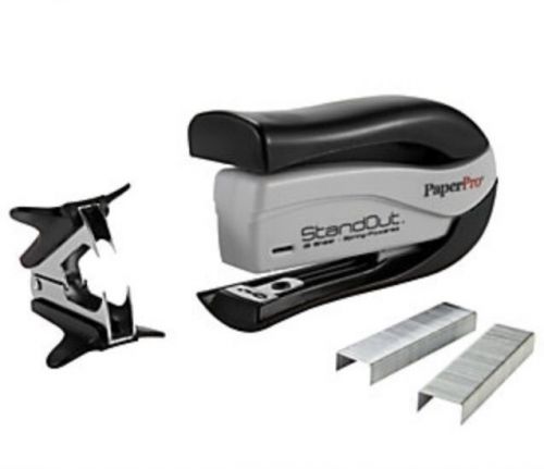 STAPLER SET BLACK Accentra PaperPro Standout Power-Assisted Upright NEW Sealed