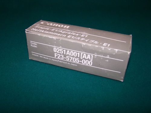 Genuine Canon E1 Staple Cartridges (3 per box) F23-5705-000 0251A001AA