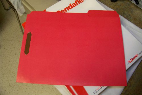 Esselte 21319 Pendaflex Fastener Folder, , Letter Size, 50/BX, Red