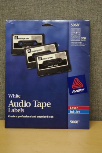 White Audio Tape labels