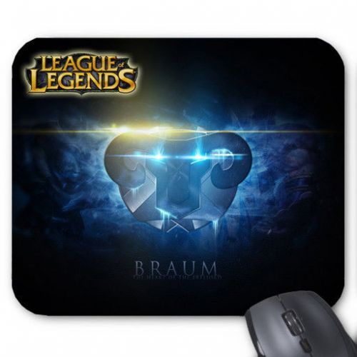 Braum Champion Logo League Of Legends Mousepad Mousepads